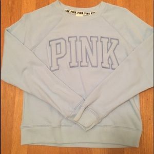 NWOT PINK Baby Blue Sweatshirt